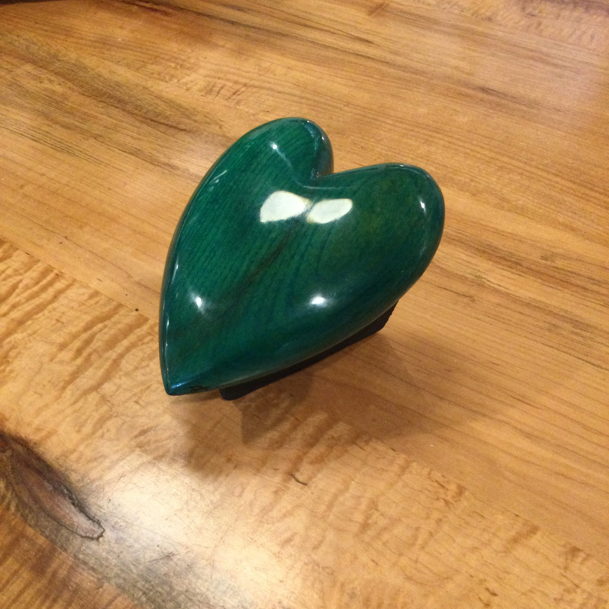 Osage Orandge Wood Heart by David Termini