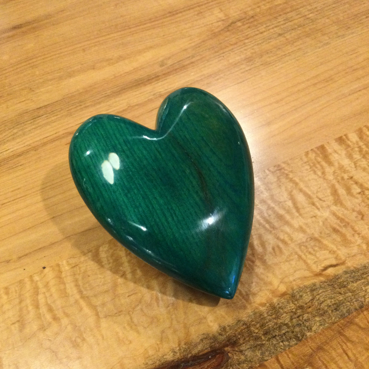 Osage Orandge Wood Heart by David Termini