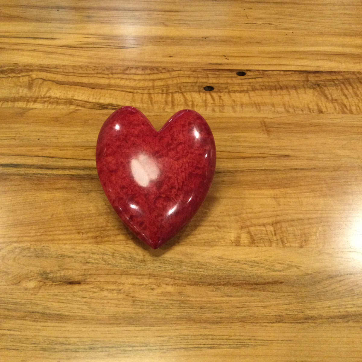 Curly Maple decorative wood heart