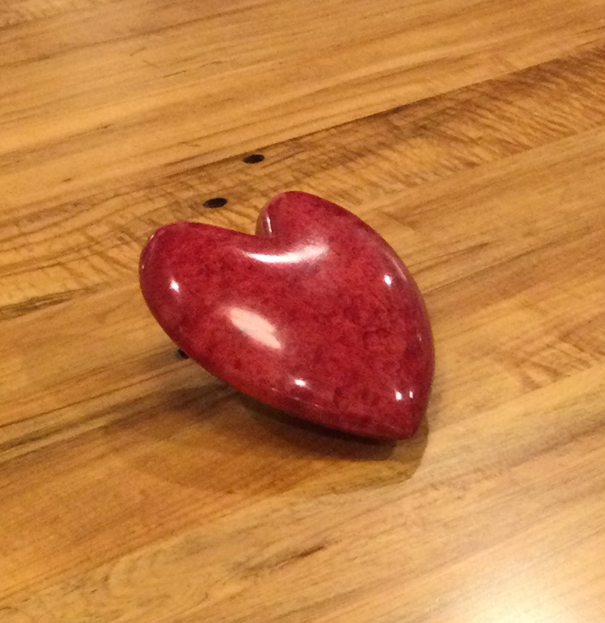 Curly Maple decorative wood heart