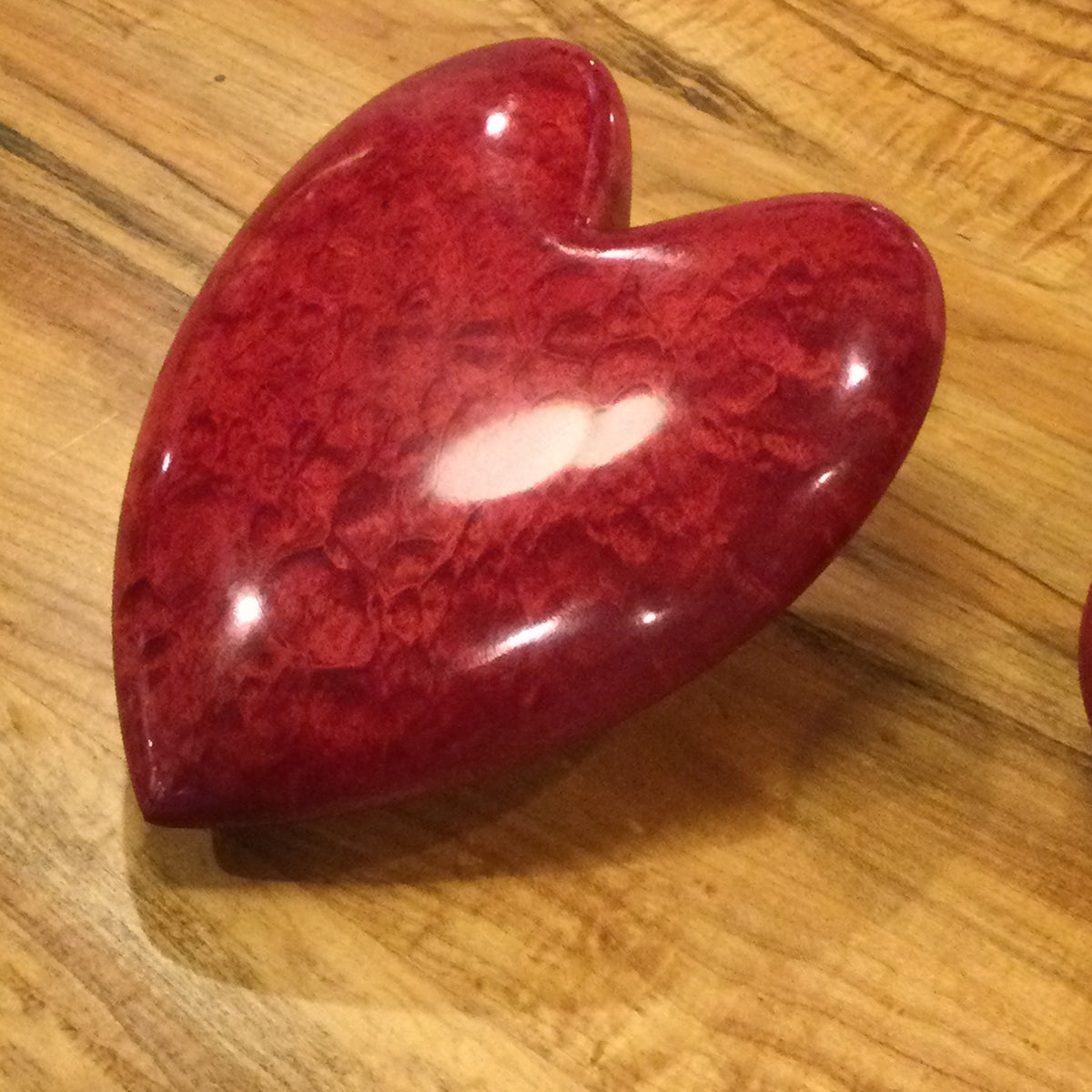 Curly Maple decorative wood heart
