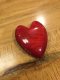 Figured Maple Red Wood Heart by David Termini