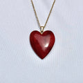 Wood Heart Necklace (small)